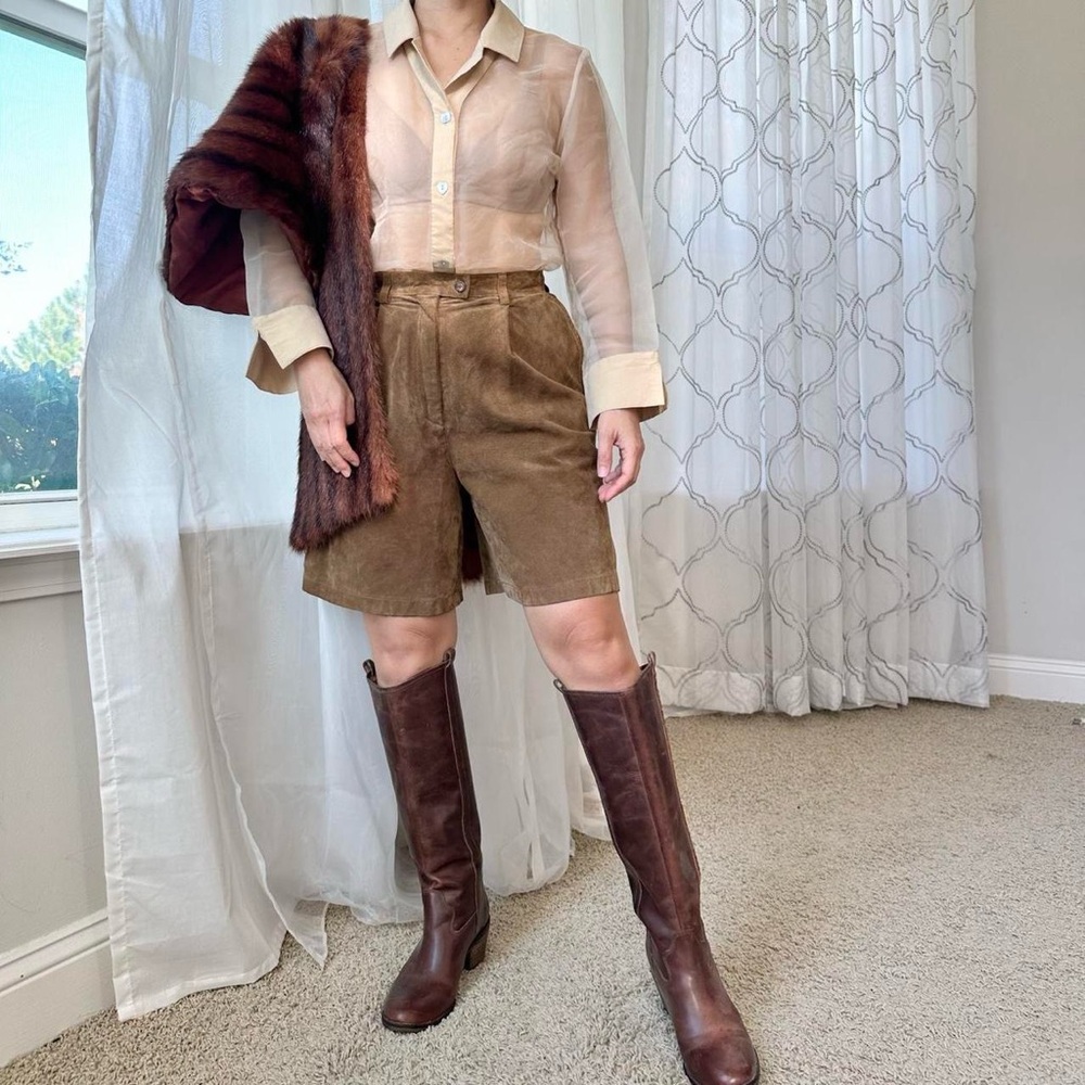 VTG Suede Shorts